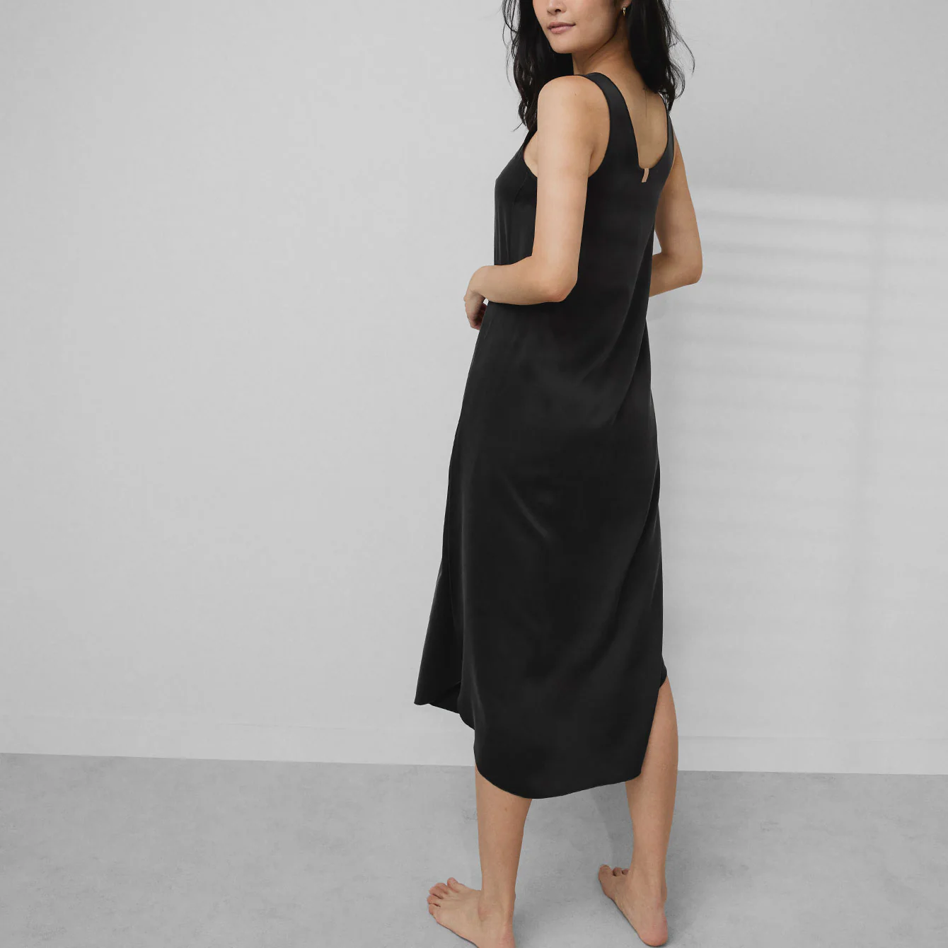 Washable Silk Tulip Dress - Image 2