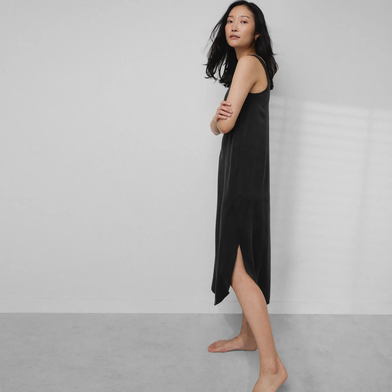 Washable Silk Tulip Dress - Image 4