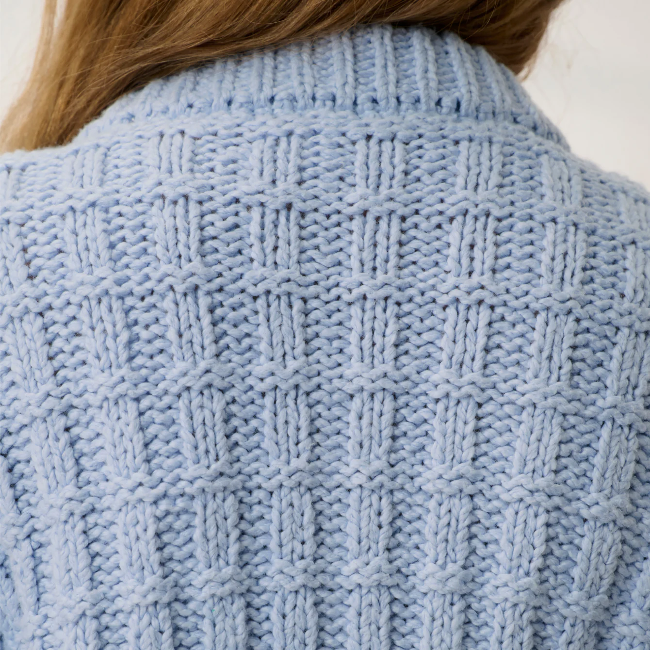 Cloud Cotton Basket Stitch Cardigan - Image 3