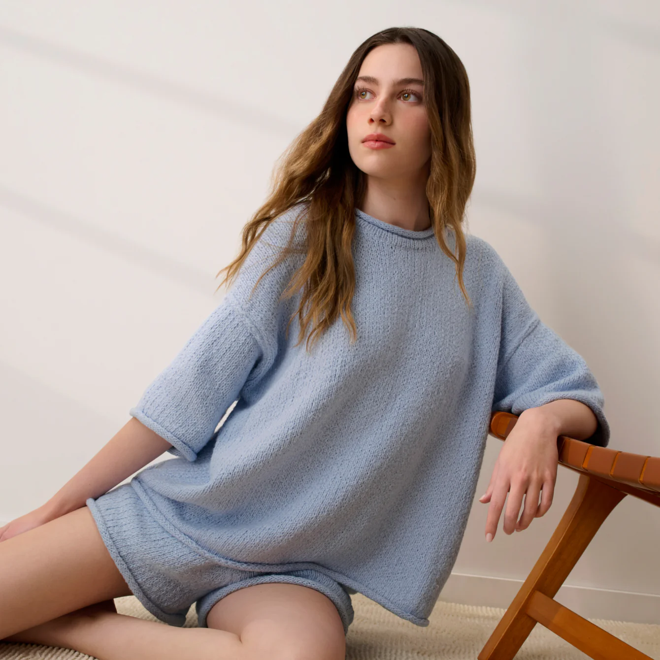 Cloud Cotton Sweater Tee - Image 5