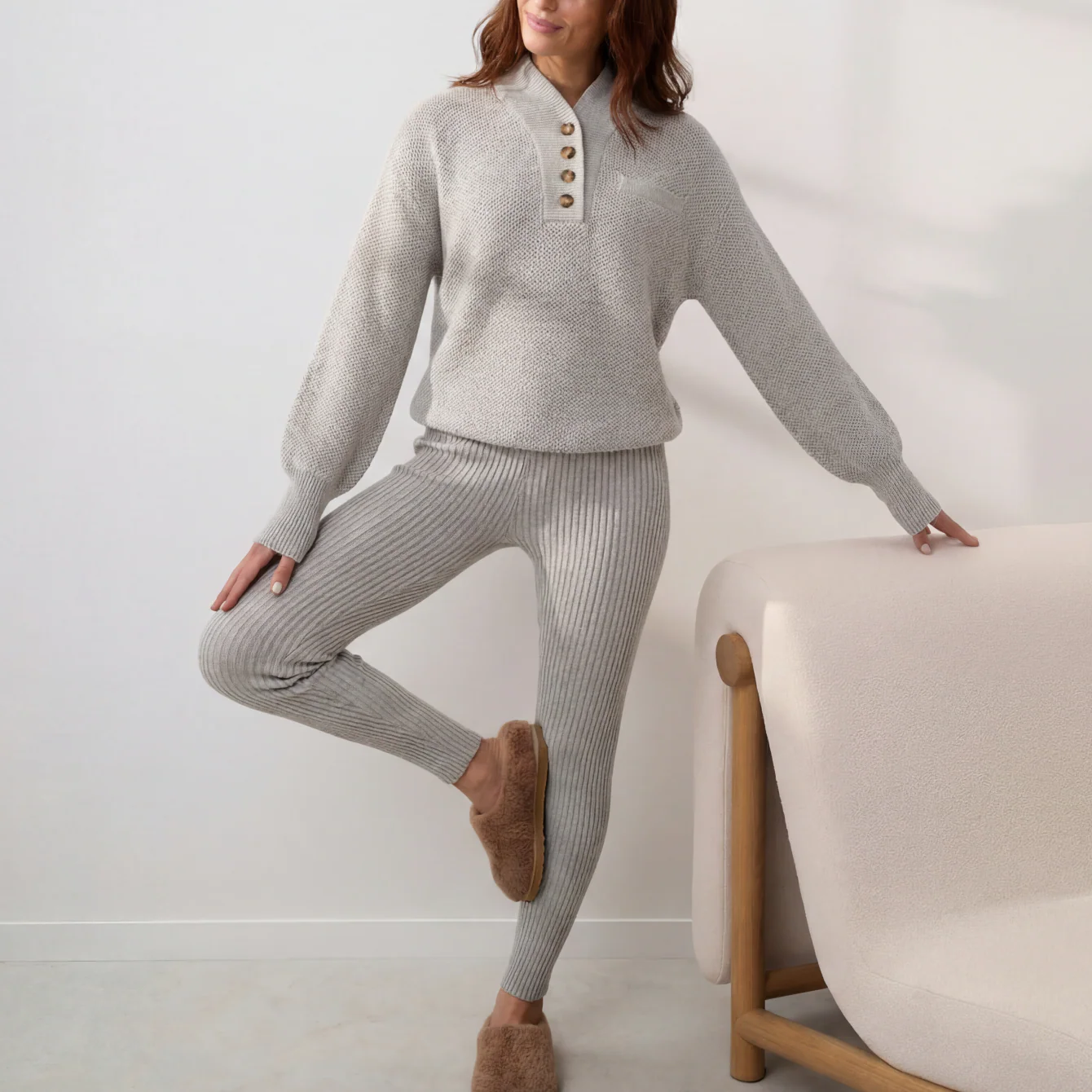 Cottonsilk™ Ribbed Legging - Image 3