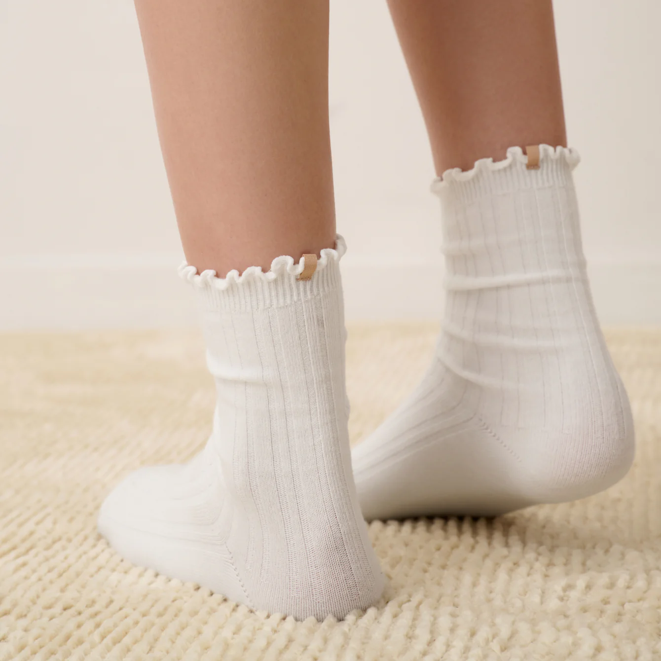 Organic Cotton Ruffle Sock - Image 2