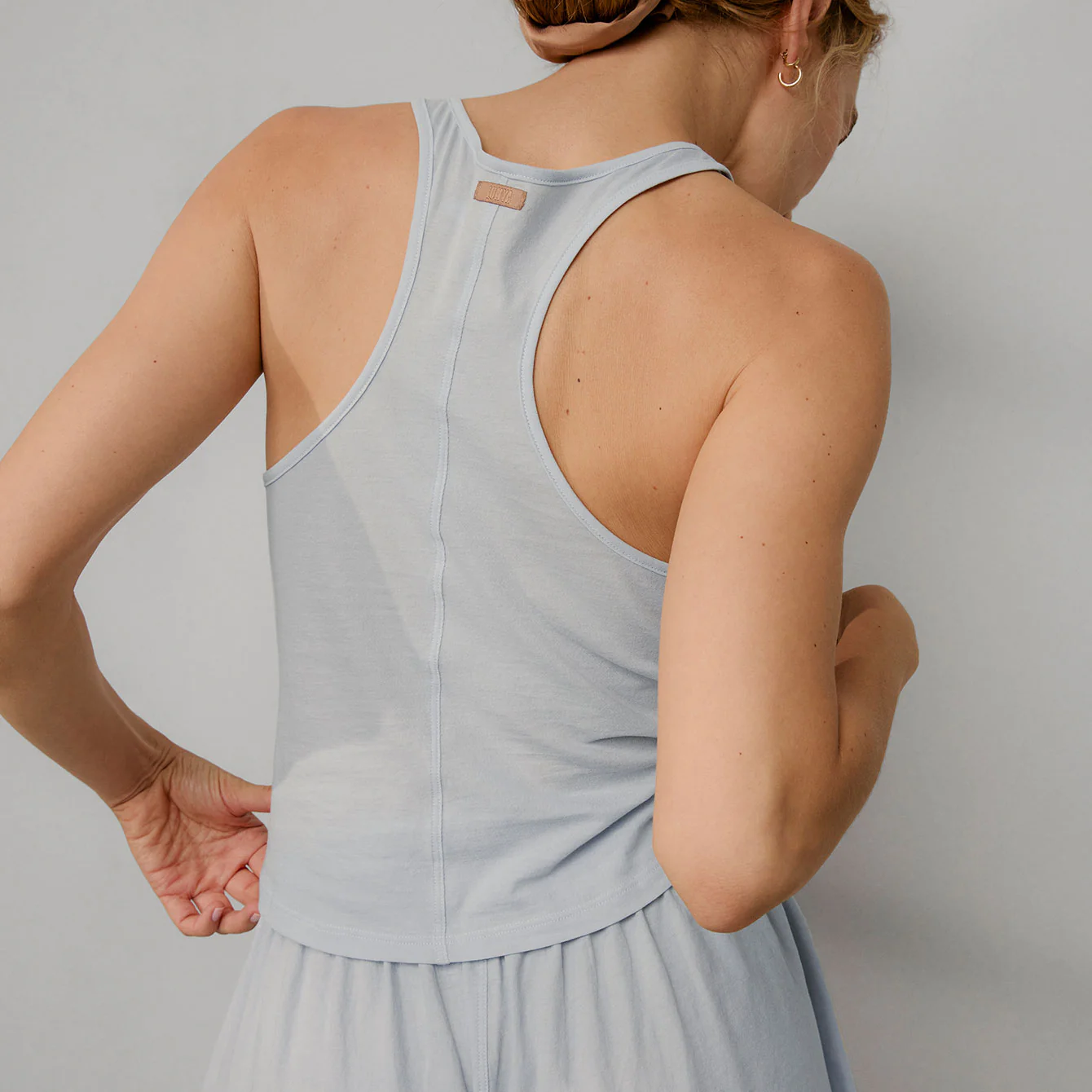 Organic Pima Curved Hem Tank