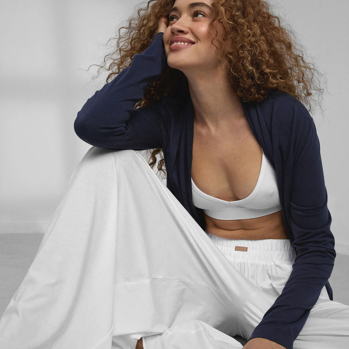 Organic Pima Wide Leg Pant - Image 3