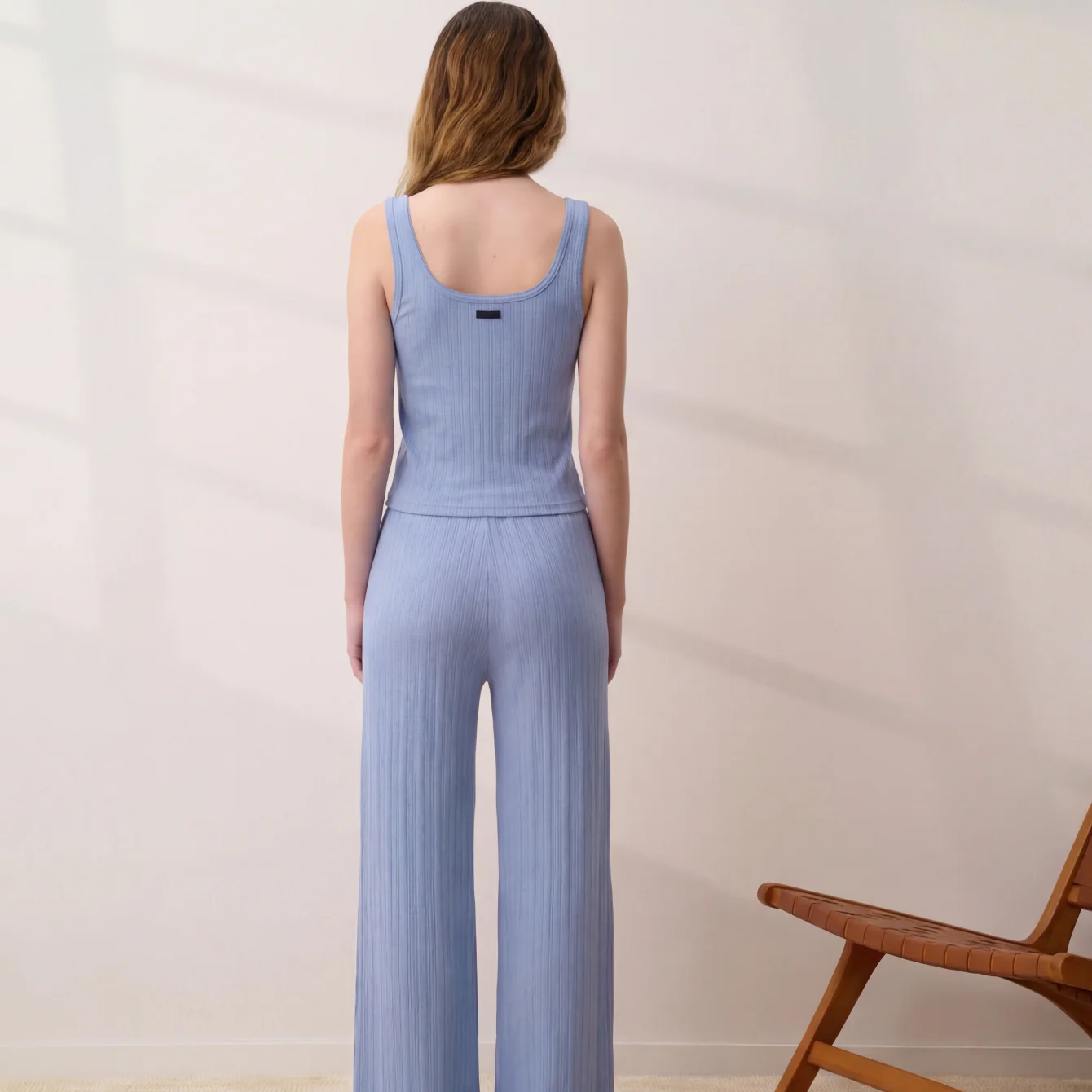 Pointelle Scoop Neck Tank - Image 3