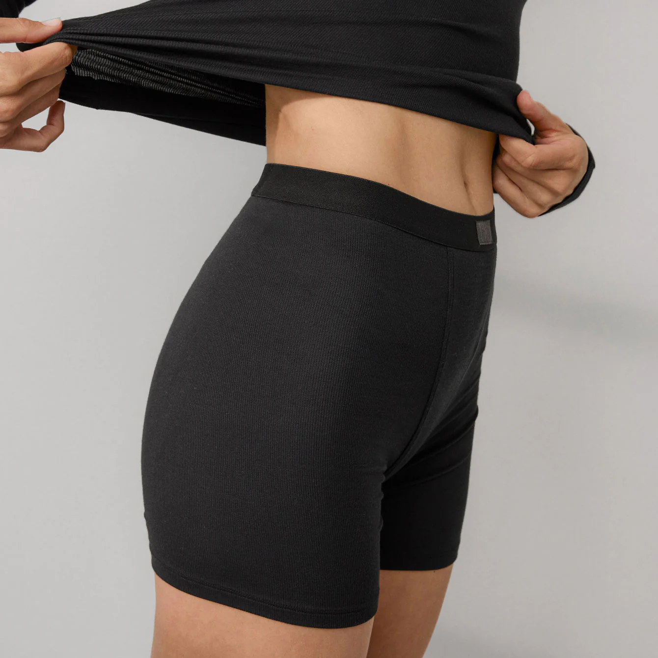 Soft Modal Rib Boyshort - Image 4