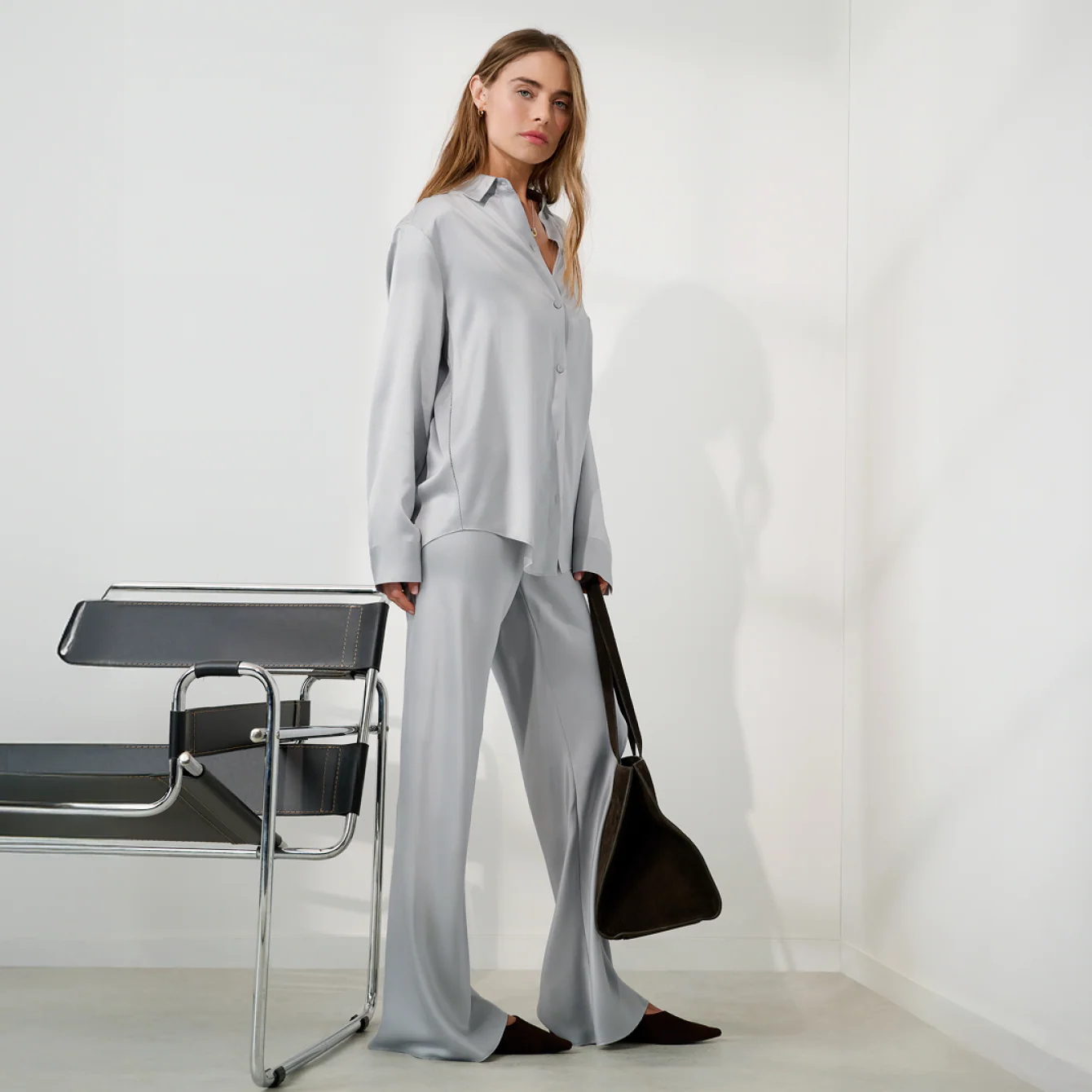 Washable Silk Bias Pant - Image 5