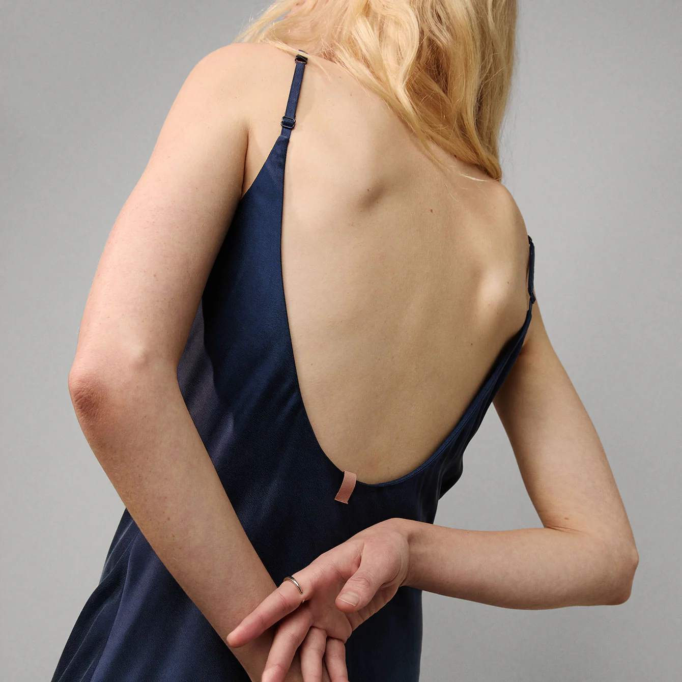 Washable Silk Bias Slip Dress - Image 4