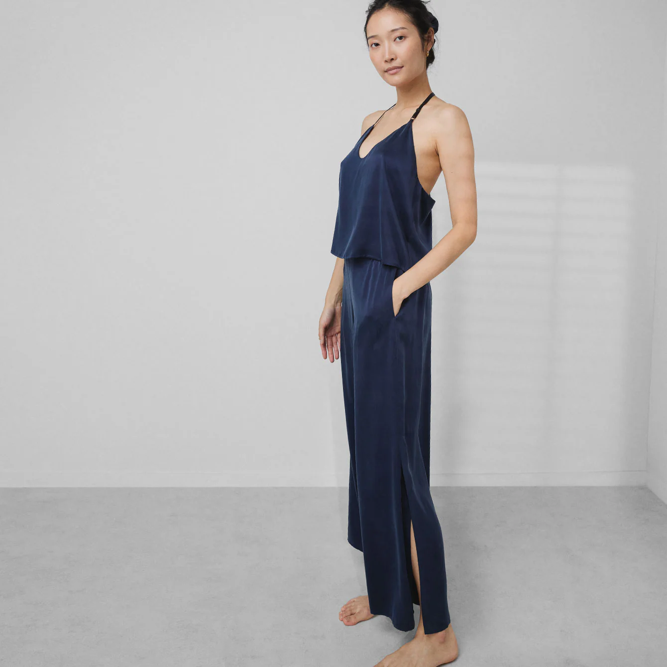 Washable Silk Cami Pant Set - Image 4