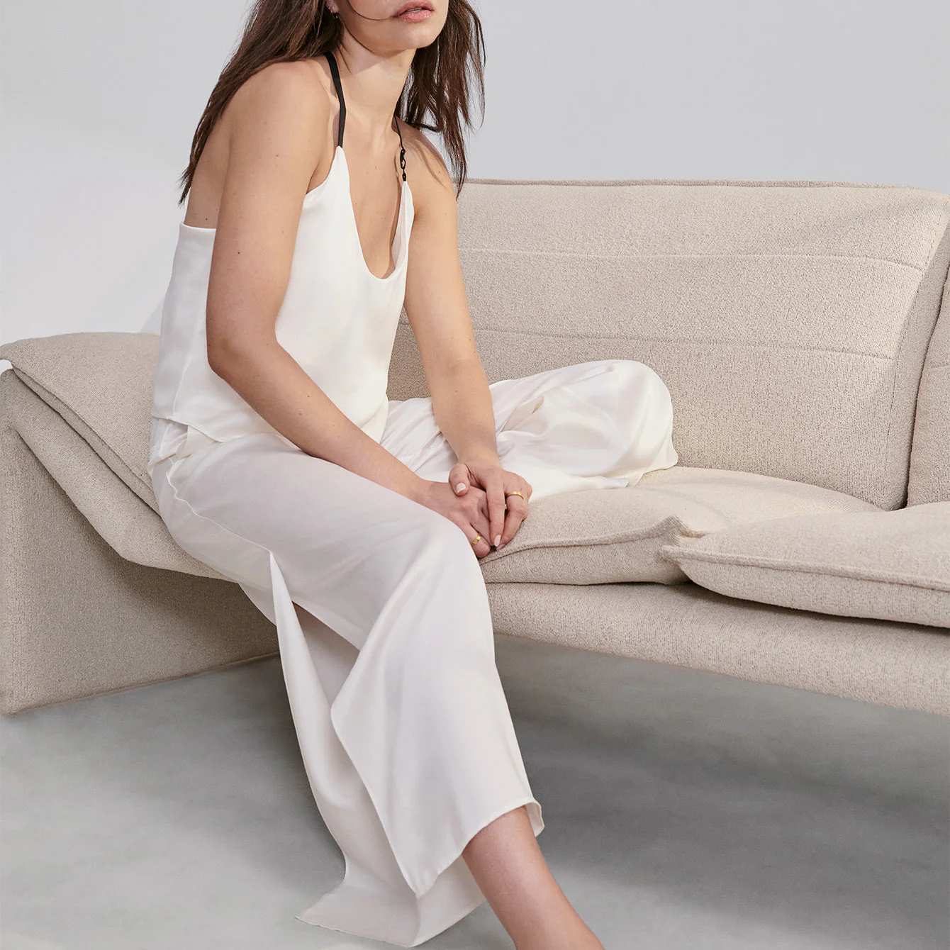 Washable Silk Cami Pant Set - Image 5