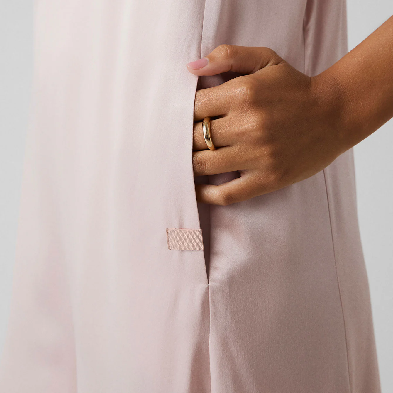 Washable Silk Elastic Strap Jumpsuit - Image 4