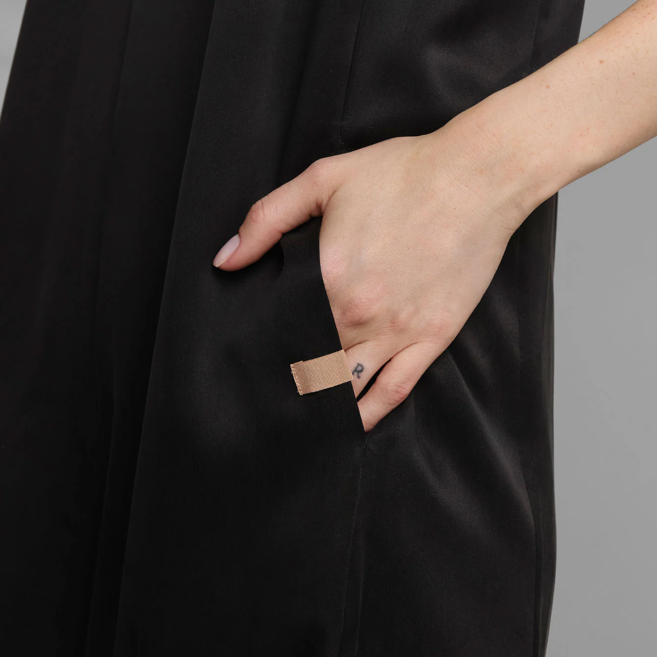 Washable Silk Elastic Strap Jumpsuit - Image 6