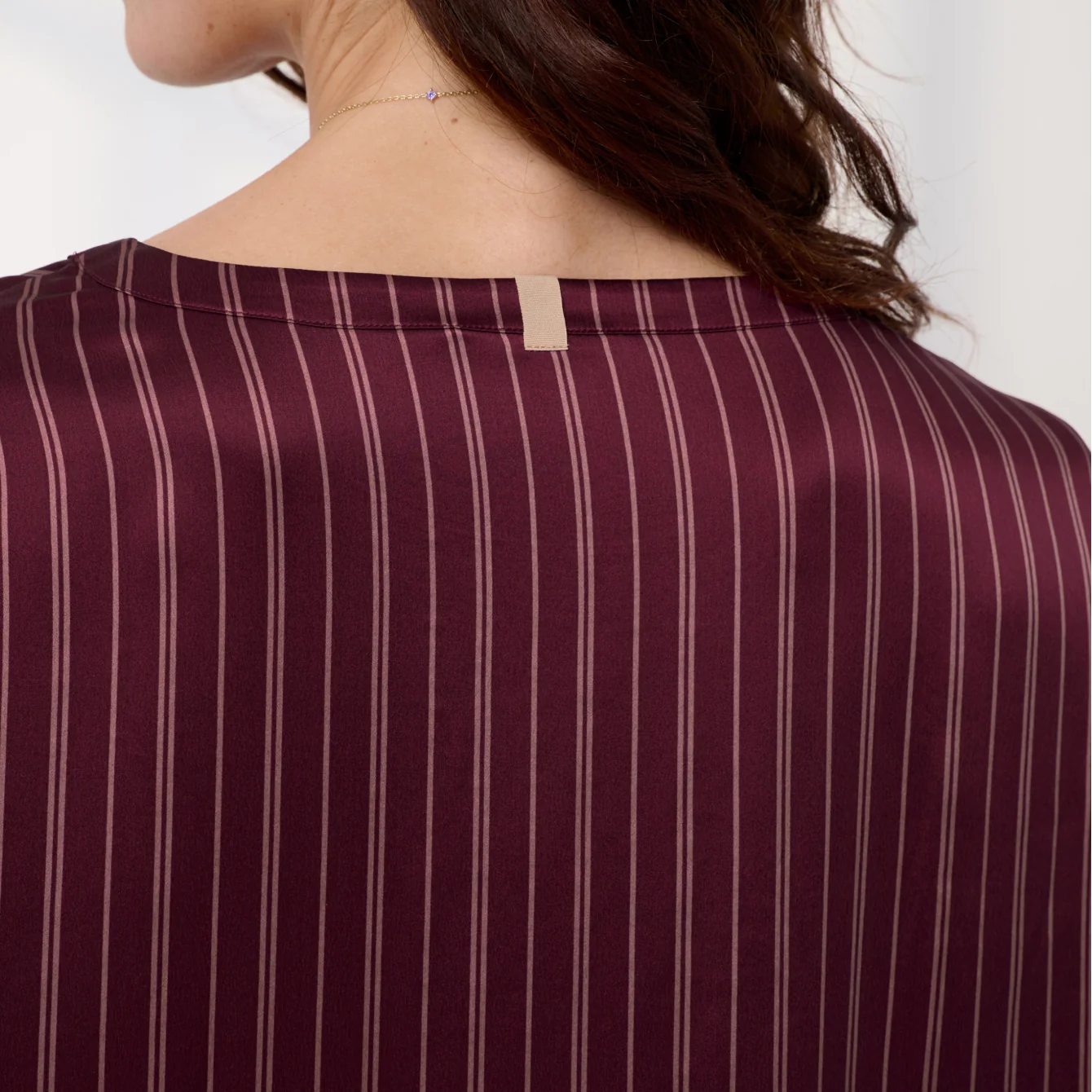 Washable Silk Oversized Sleep Tee - Image 3