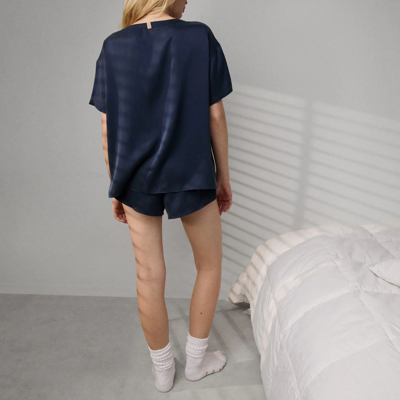 Washable Silk Tee Short Set - Image 4